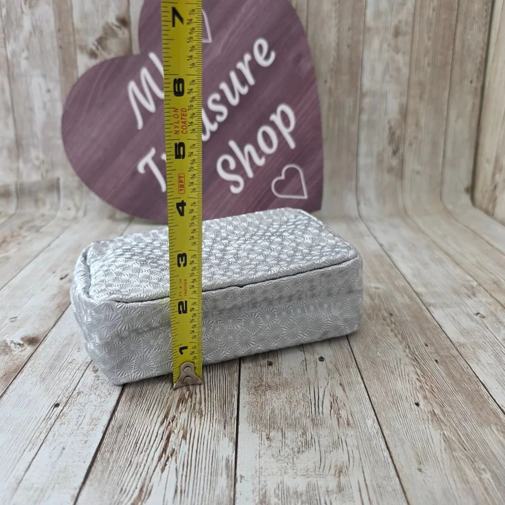 Women's MAC Silver Cosmetic Bag Small
